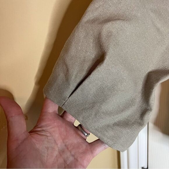 Kensie Linen Blend Boho Jacket Stylish Arms, Size 6. Super Flattering! - Picture 5 of 6